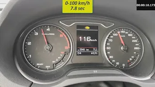 A3 VS GOLF 7 2.0 TDI ACCELERATION TEST