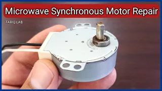 How To Repair Microwave Synchronous Motor | Turntable Motor