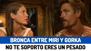 🔴La BRUTAL BRONCA entre GORKA y MIRI fuera de cámaras en la PALAPA no te SOPORTO mas eres un PESADO