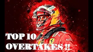 Carlos Sainz Top 10 Overtakes!! (2015 - 2020)