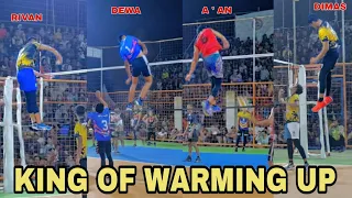 DAHSYAT❗️TOP 10 SMASH WARMING UP TERBAIK TARKAM 50 JUTA ,BOLA KELUAR JARING