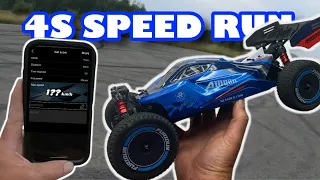 RLAARLO AM-X12 on 4S - 100+ KPH Speed Run