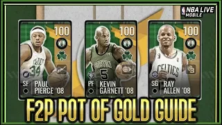 POT OF GOLD CAMPAIGN F2P NO MONEY SPENT 100 OVR MASTER GUIDE! | NBA LIVE MOBILE 19 S3 POT OF GOLD