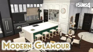 MODERN GLAMOUR APARTMENT | Machinima | No CC | Gallery Art | The Sims 4 Stop Motion Build