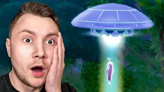 My Sim got ABDUCTED BY ALIENS in The Sims 4 For Rent