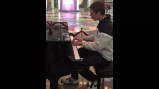 Belarus Minsk Stolica Shopping Center Piano Show