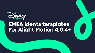 (OUTDATED) Disney Channel EMEA Signature Strokes indent Template Pack for Alight Motion