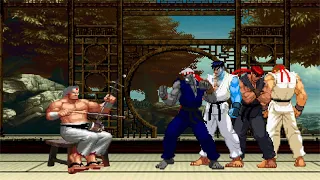 [KOF Mugen] Goro Daimon vs Ryu Team