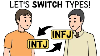 if INTJ and INFJ switched their types 🤣