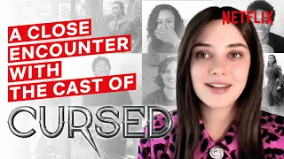 Katherine Langford & The Cast of Cursed Spill On The New Netflix Show