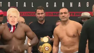 Picking Pulev! Chisora's Time To RETIRE | Boris Johnson vs Pulev WEIGH IN Staredown RECAP