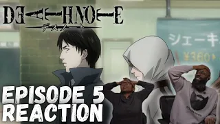 Anime Noobs watch 👀 Death Note 1x5 | "Tactics" Full Length Reaction