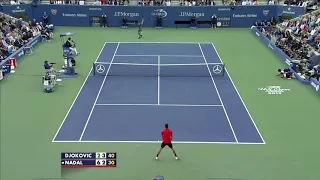 Scambio infinito fra Novak Djokovic e Rafael Nadal Finale 2013