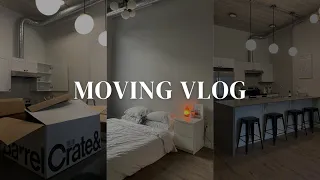 moving vlog: moving into our first apartment at 22 🤍