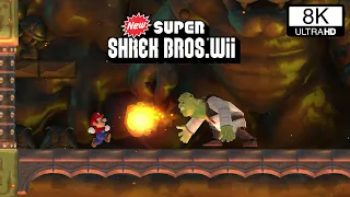 What happens if the Final Boss in New Super Mario Bros. Wii is SHREK 8k60