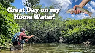 This day started with a BANG! Fly-Fishing Wild Trout - Central NY