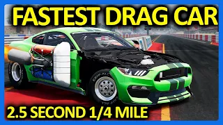 I Built The World's FASTEST Drag Car In BeamNG Drive