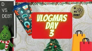 Vlogmas Day 3: Scratchmas savings challenges, face reveal taste test, & shopping show-and-tell