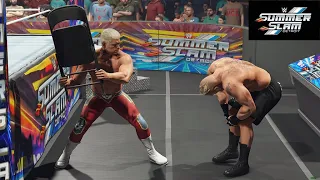 [WWE 2K23] Brock Lesnar VS Cody Rhodes - Single Match | Summer Slam 2023 Gameplay