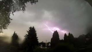 Unwetter am 09.06.2014 - Hier das nächste Gewitter am Morgen des 10.06.2014, NRW / Ruhrgebiet