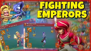 Fighting Emperors In War Of Wonders! You WONT believe the results! Lords Mobile