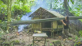 Primitive Technology - JUNGLE MAN turns the forest into a dream home