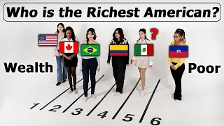 [South America vs North America] Ranking 6 America Countries By Wealth!!