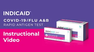 INDICAID™ COVID-19/FLU A&B Rapid Antigen Test | Instructional Video