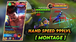 FreeStyle & Fast Hand Speed Combos | God Mode On | Paquito Montage Mobile legends