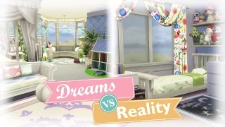 Dreams VS. Reality | Childhood Bedroom Edition | Speed Build |[CC]| The Sims 4