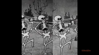 Spooky Scary Skeletons but every beat goes left to right