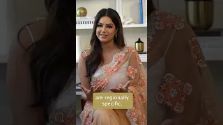 Harnaaz Sandhu teaches you about SARIS!