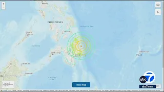 7.6-magnitude earthquake strikes off the Philippines; tsunami warning issued