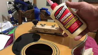 Blueridge Guitar Repair Part 2: Bridge Repair, Set Up and Pick-up Installation