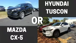 2017 Hyundai Tuscon Vs Mazda CX-5 - You Pick!