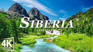 FLYING OVER Siberia 4K UHD - Relaxing Music Along With Beautiful Nature Videos (4K Video HD)