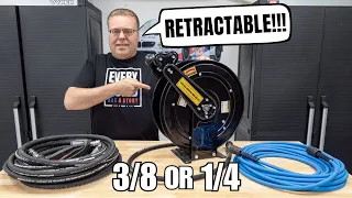 Amazon Retractable Pressure Washer Hose Reel | Fixfans | 1/4 or 3/8