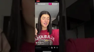 Charli ig live makeup and hair