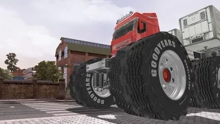 Renault Kid - Monster Truck Mod - BigFoot Truck Model - Ets 2 - Eurotruck Simulator