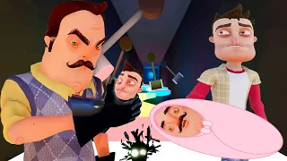 ПРИВЕТ СОСЕД ВЫЗВАЛ МЕНЯ НА ИСПЫТАНИЯ!ИГРА HELLO NEIGHBOR 2 ГАРРИС МОД!GARRY'S MOD!ШОУ ХРИПЛЫХ!GMOD!