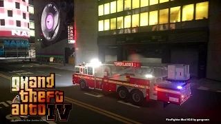 Grand Theft Auto IV - FDLC/FDNY - 30th day with the fire department! (LADDER 1)