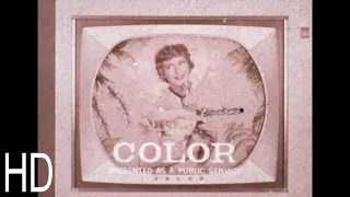 4 Vintage Public Service Announcements Promoting Color TV 16mm HD