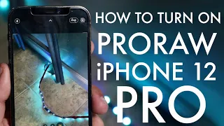 How To Turn On ProRaw On iPhone!