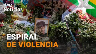 BIRMANIA: La brutal REPRESIÓN de la junta militar deja centenares de muertes I RTVE Noticias