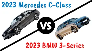 2023 Mercedes C-Class VS 2023 BMW 3-Series Full Analysis (Animated)