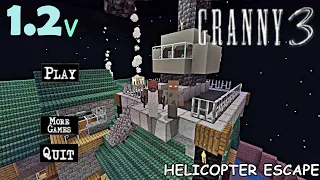 Granny 3 Helicopter Escape Minecraft Gameplay (fanmade)