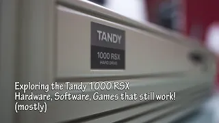 Exploring the Tandy 1000 RSX