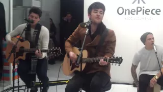 Rixton at One Piece - Me and My Broken Heart (Acoustic)