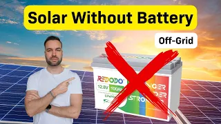 How To Use Solar Panels Directly Without Battery - Off-Grid