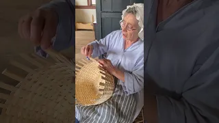 Terry, from @JYFMuseums, was our #guest #basket #maker for #fiber #festival #livinghistory #museum